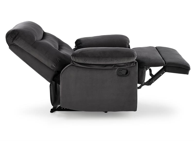 DRAGER relaxačné kreslo, čierne
