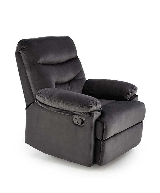 DRAGER relaxačné kreslo, čierne