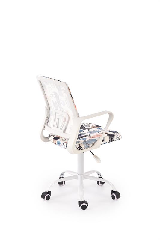 Detská otáčacia stolička ORIS – sivé / čierne