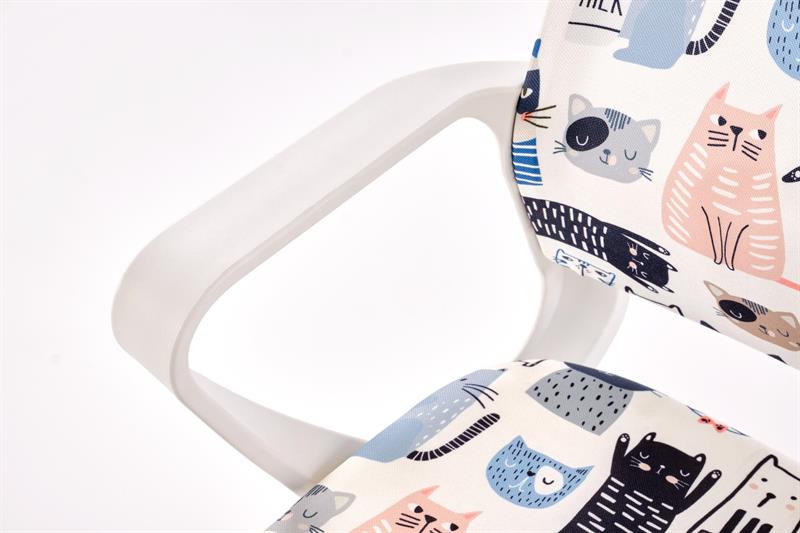 Detská otáčacia stolička ORIS – sivé / čierne