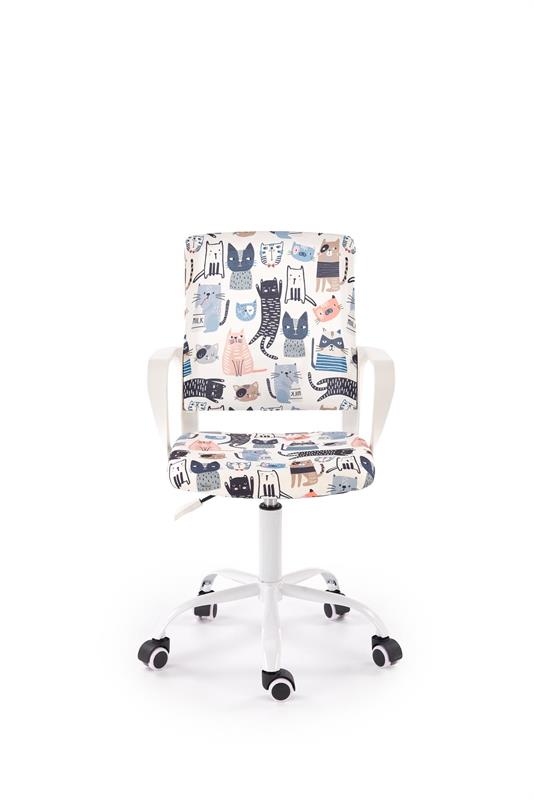 Detská otáčacia stolička ORIS – sivé / čierne