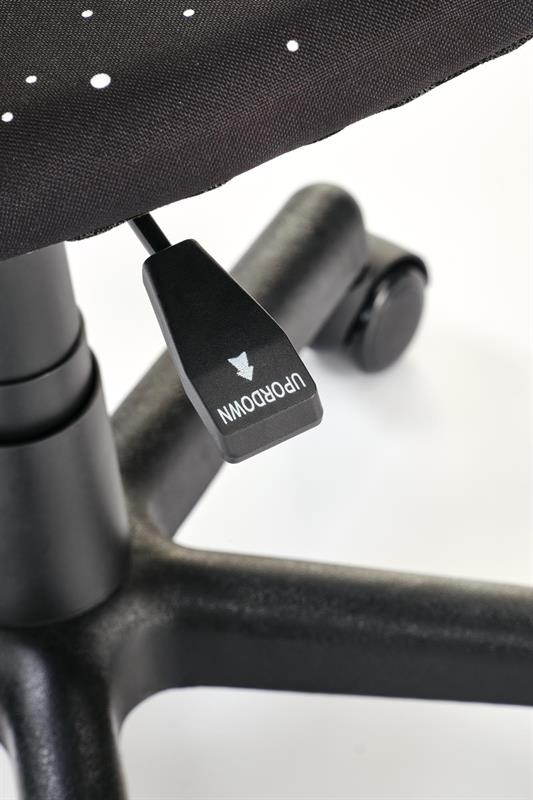 BINGO detská stolička otočná, čierna