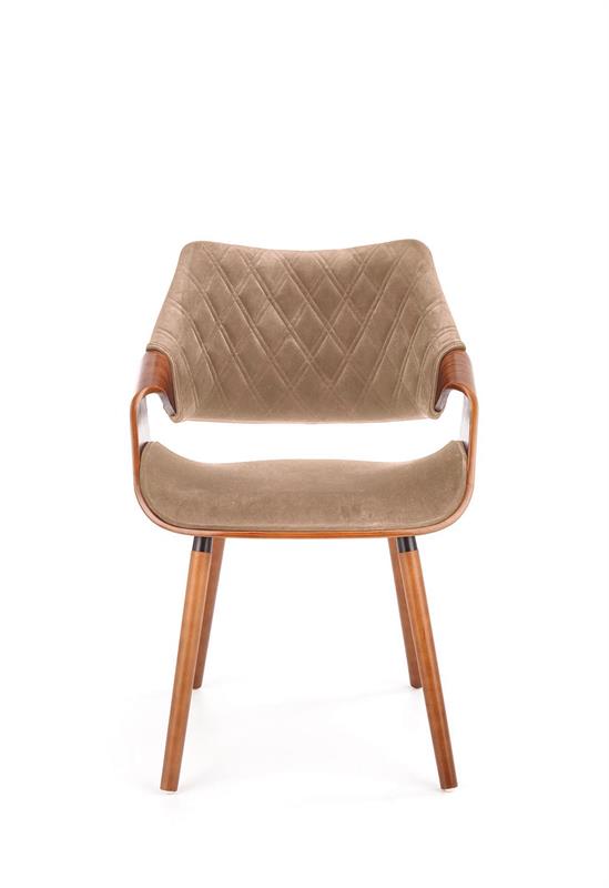 K396 jedálenská stolička, orech/béžová