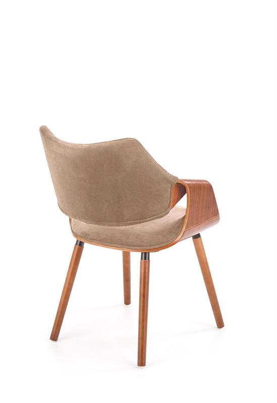 K396 jedálenská stolička, orech/béžová