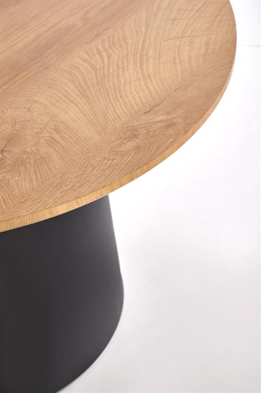 MALOMI sada 2 konferenčných stolíkov, prírodná/čierna