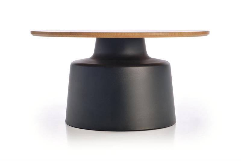 MALOMI sada 2 konferenčných stolíkov, prírodná/čierna