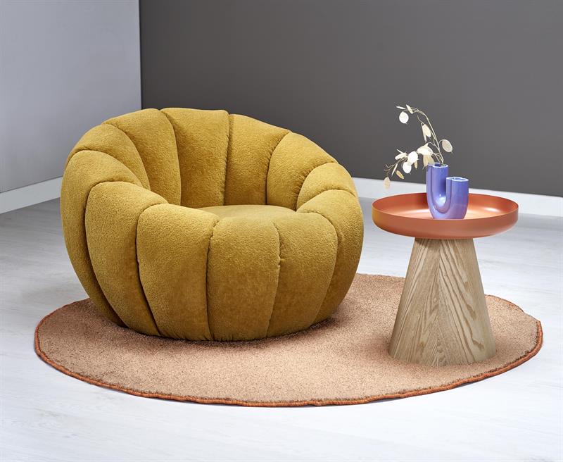 GASPAR 2 relaxačné kreslo, horčicové