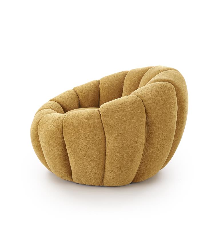 GASPAR 2 relaxačné kreslo, horčicové