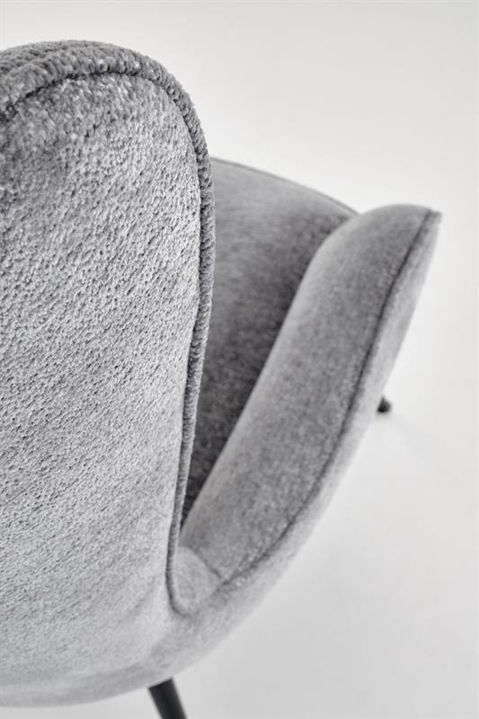 JUKON relaxačné kreslo sivý