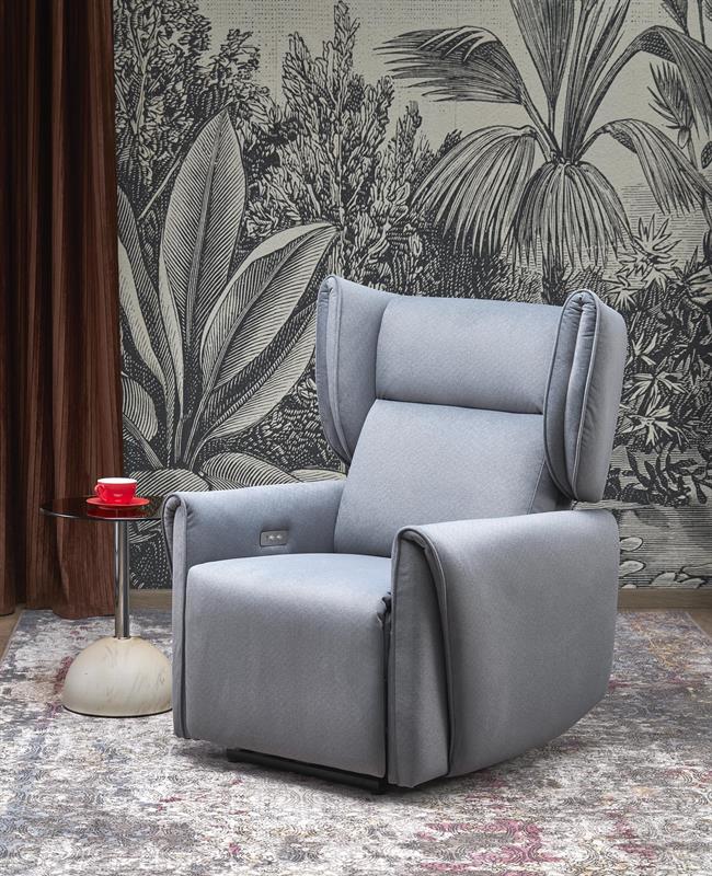 GELATO relaxačné kreslo, sivé