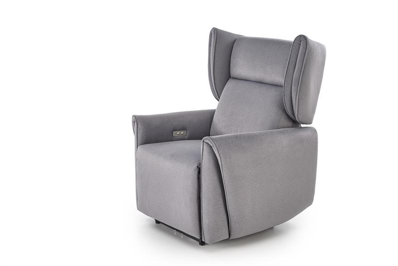 GELATO relaxačné kreslo, sivé