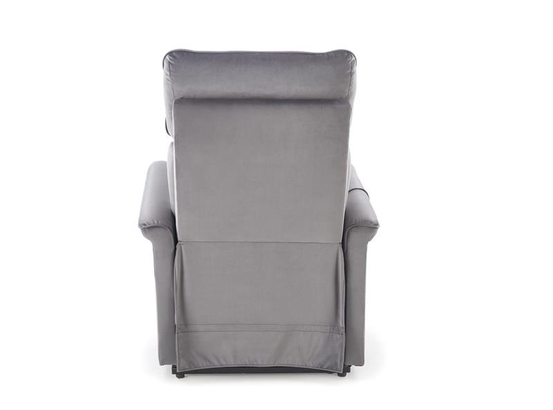 SEMIR 2 relaxačné kreslo, sivé