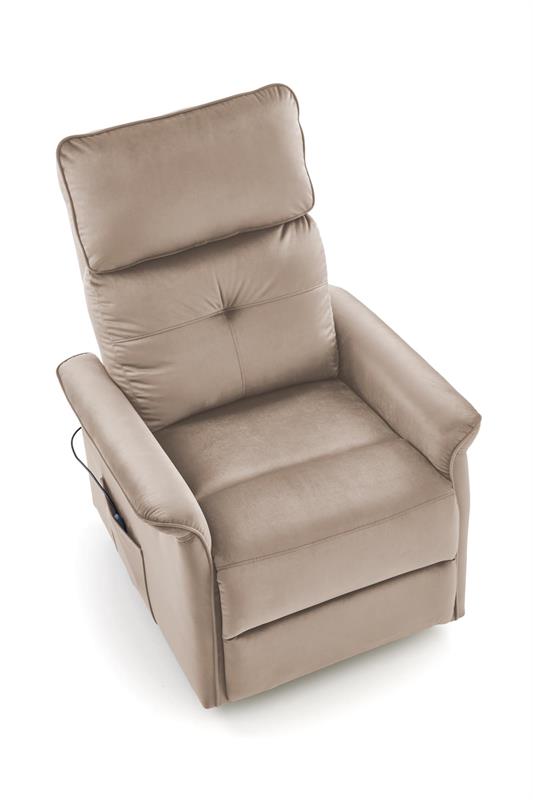 SEMIR 2 relaxačné kreslo, béžové