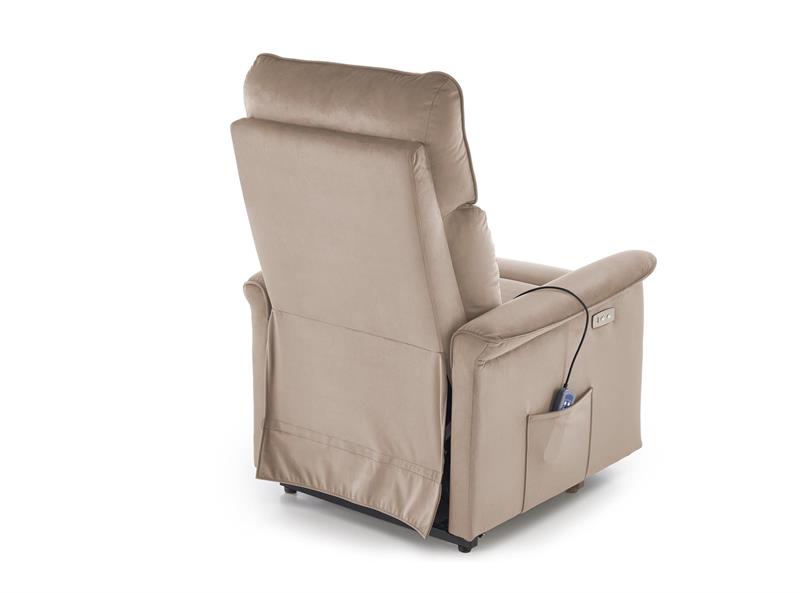 SEMIR 2 relaxačné kreslo, béžové