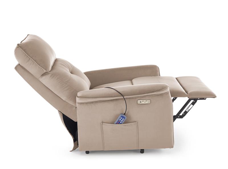 SEMIR 2 relaxačné kreslo, béžové