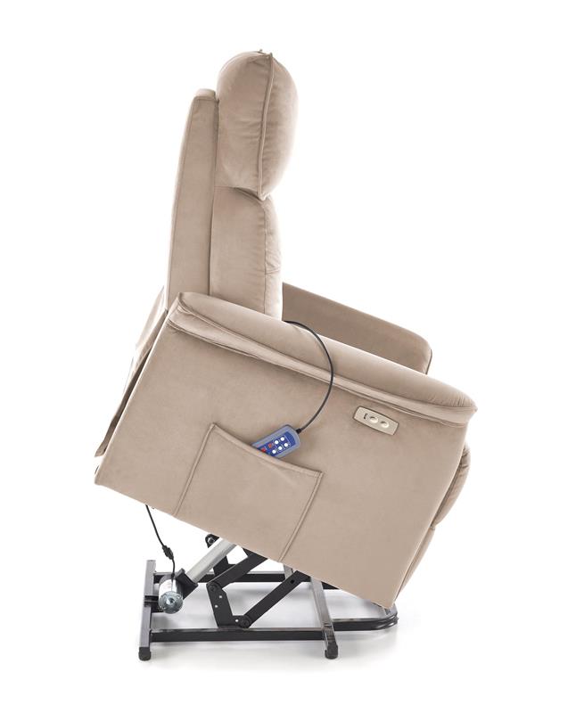 SEMIR 2 relaxačné kreslo, béžové