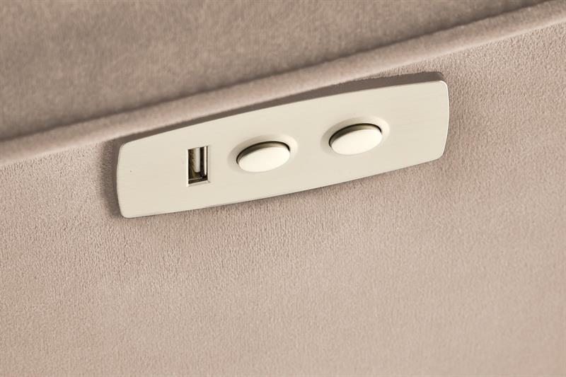 SEMIR 2 relaxačné kreslo, béžové