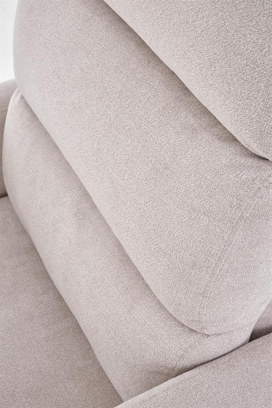 CARINIO relaxačné kreslo, svetlobéžové