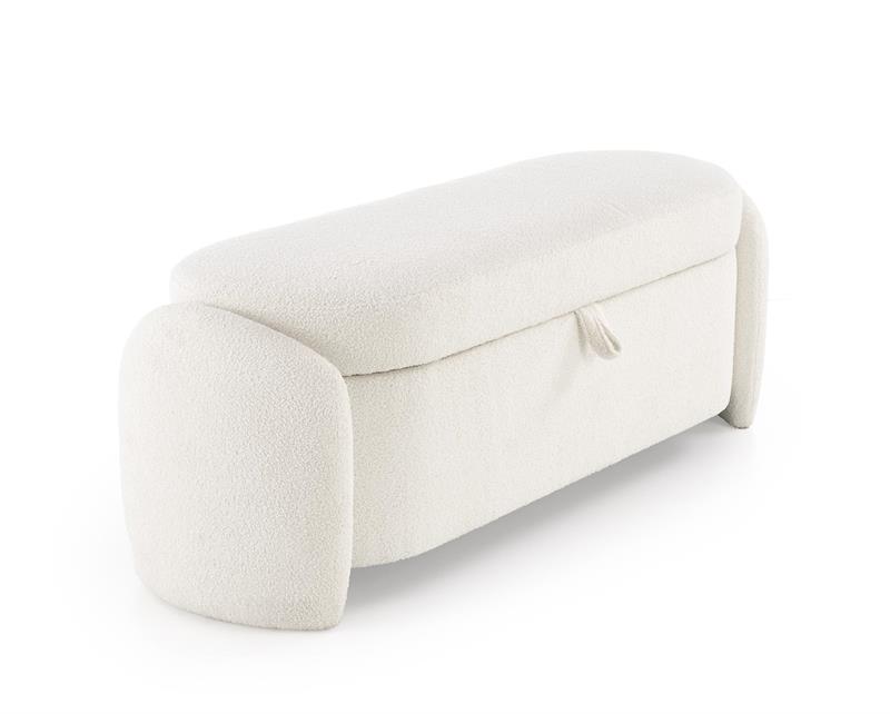 FICARIA lavica s úložným priestorom, krémová