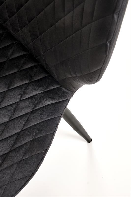 K569 jedálenská stolička, čierny