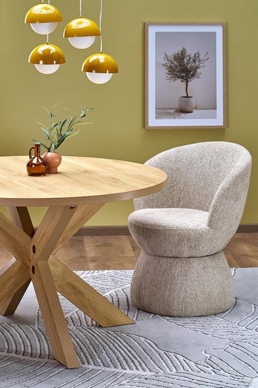 MORUS jedálenský stôl okrúhly, prírodný - NA SkLADE!