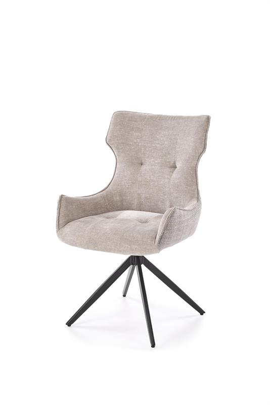 K573 jedálenská stolička, sivá