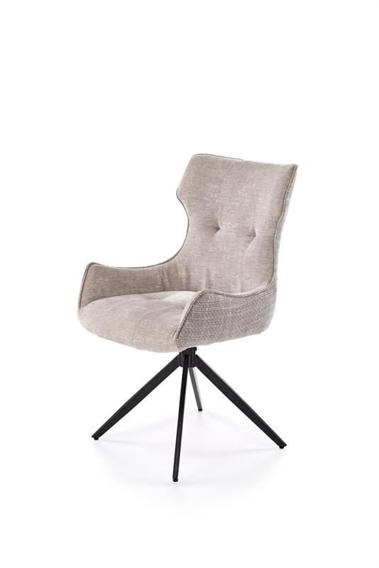 K573 jedálenská stolička, sivá