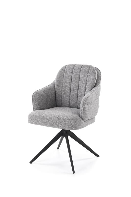 K570 jedálenská stolička sivý