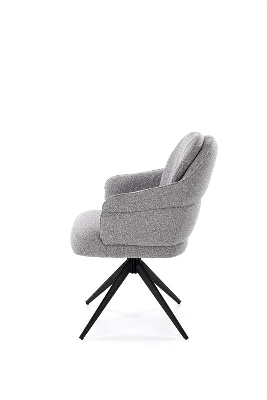 K570 jedálenská stolička sivý