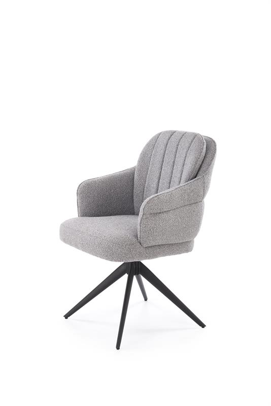 K570 jedálenská stolička sivý