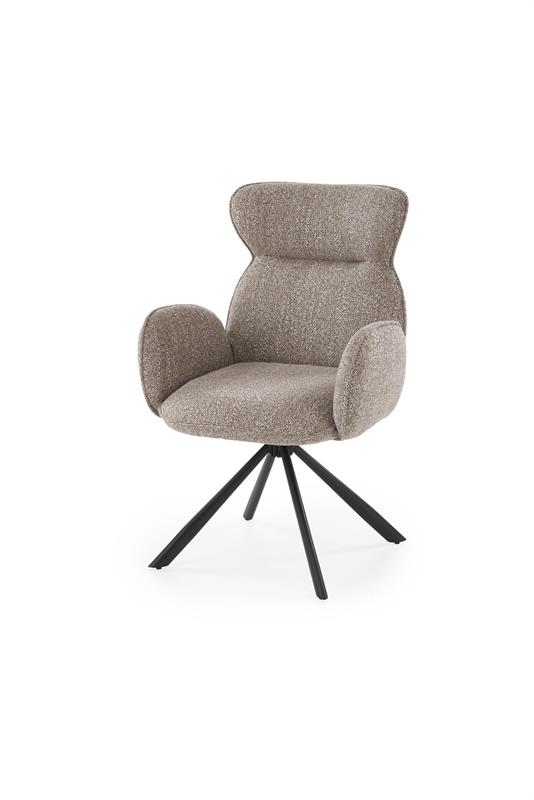 K571 jedálenská stolička, tmavobéžová