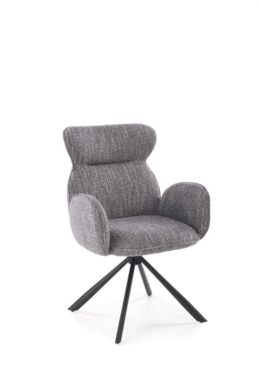 K571 jedálenská stolička sivý