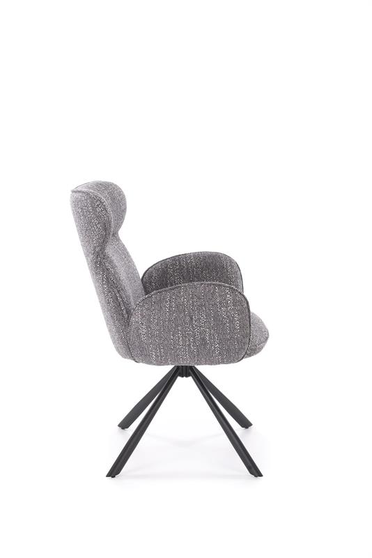 K571 jedálenská stolička sivý