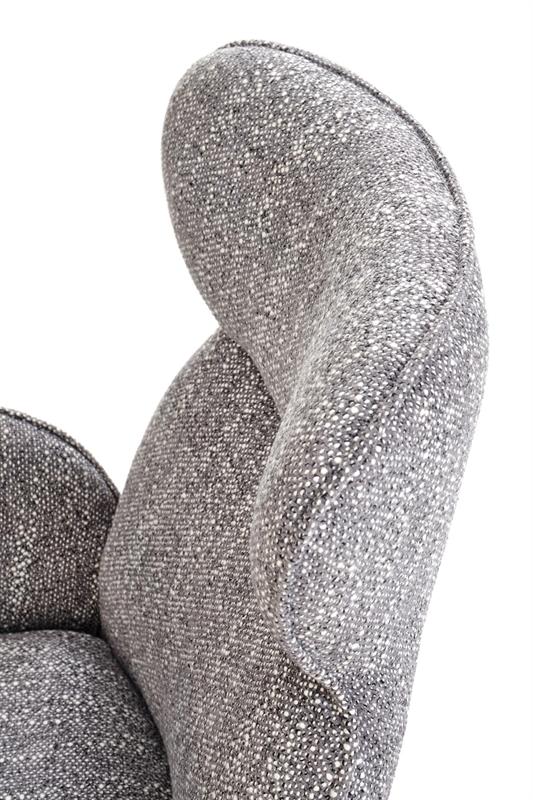 K571 jedálenská stolička sivý