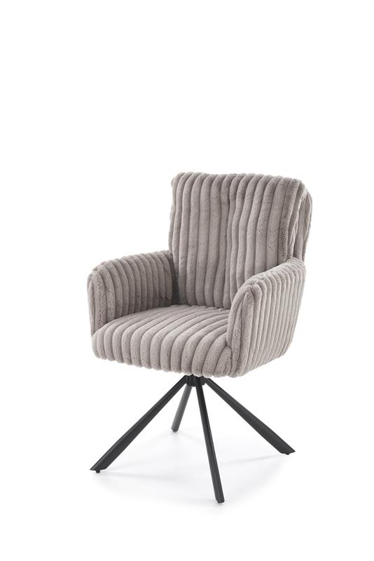 K572 jedálenská stolička sivý