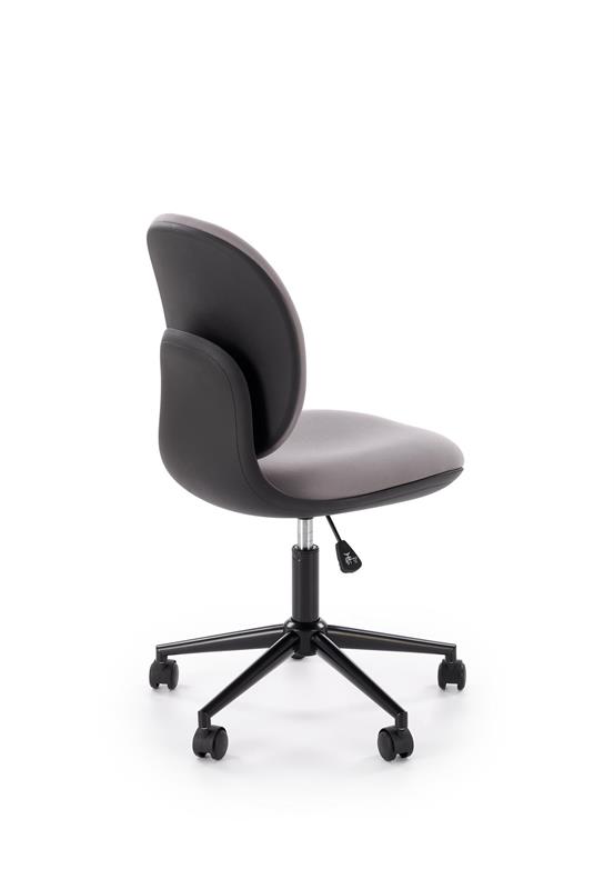 ORION stolička otočná, čierna/sivá