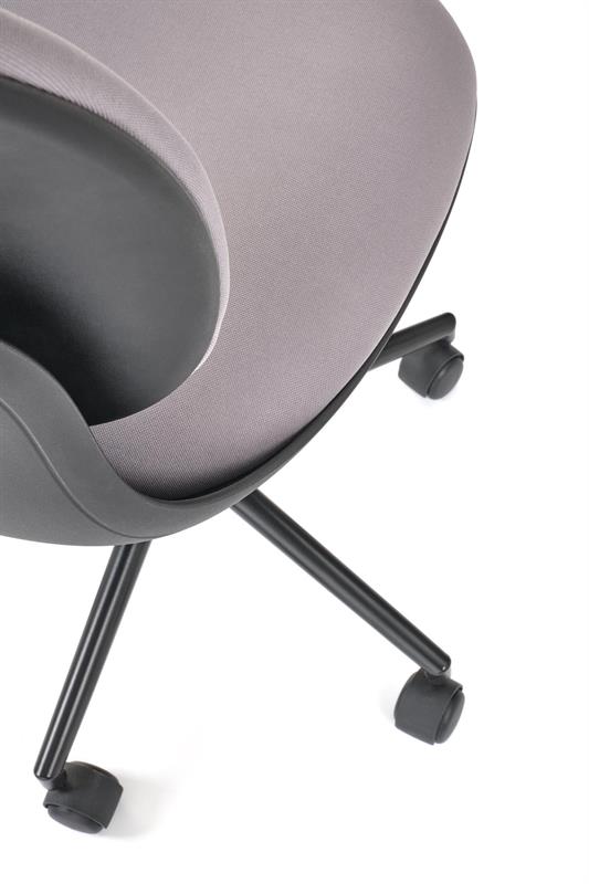 ORION stolička otočná, čierna/sivá