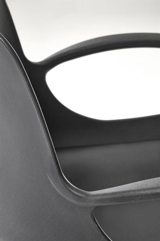 FROST stolička otočná, čierna