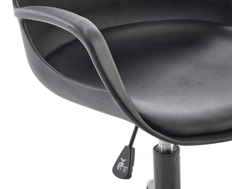 FROST stolička otočná, čierna