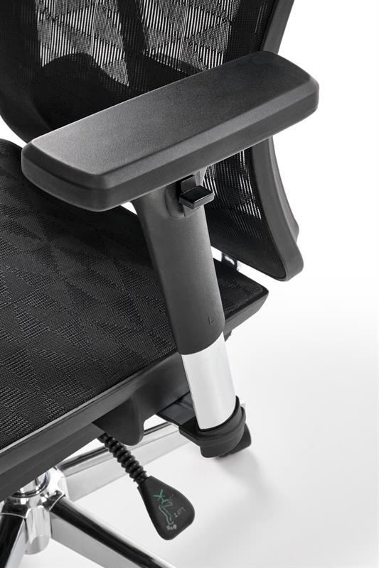 VIXEN kancelárska stolička, čierna