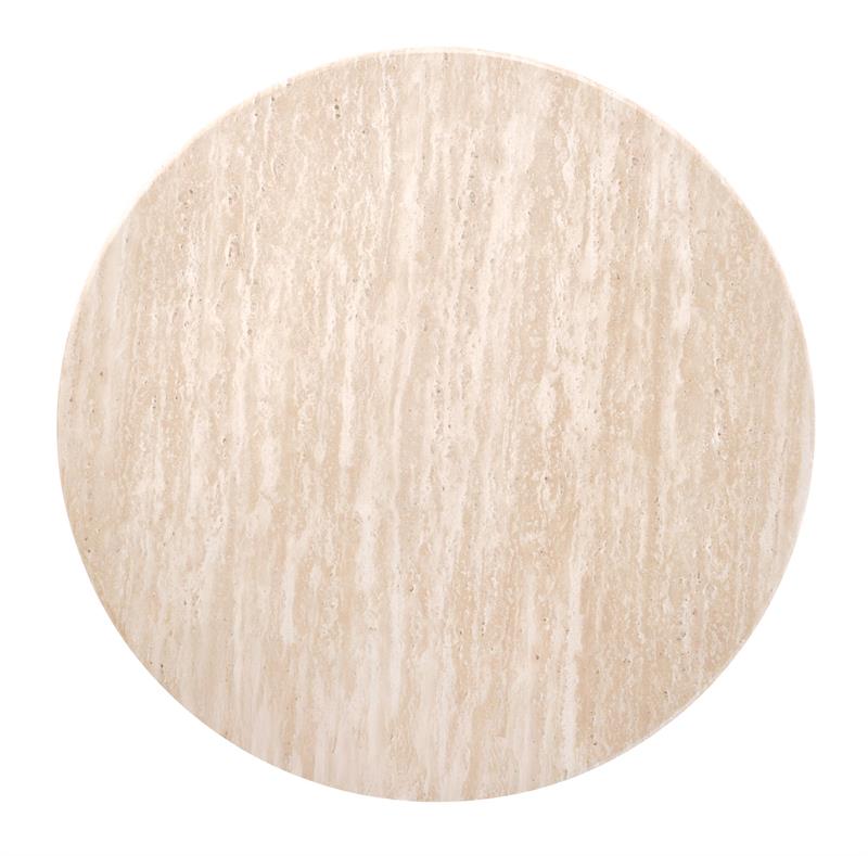 DOROTEA S konferenčný stolík, travertín/orech