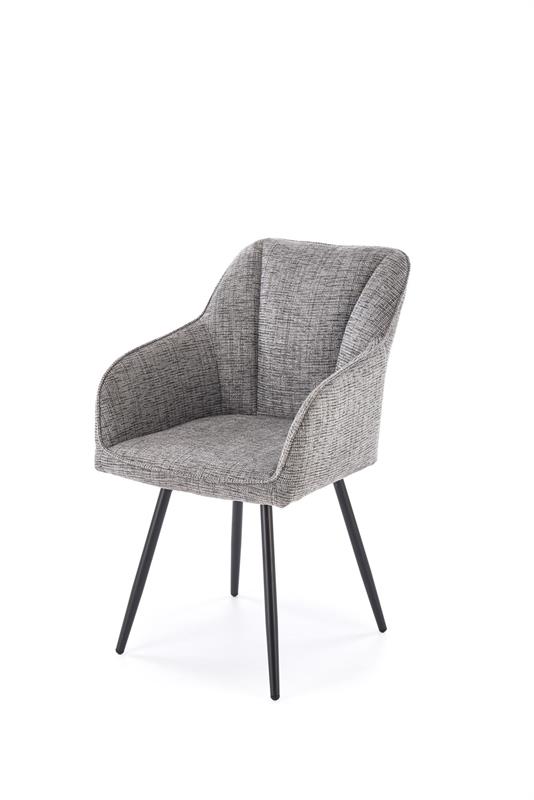 K576 jedálenská stolička sivý