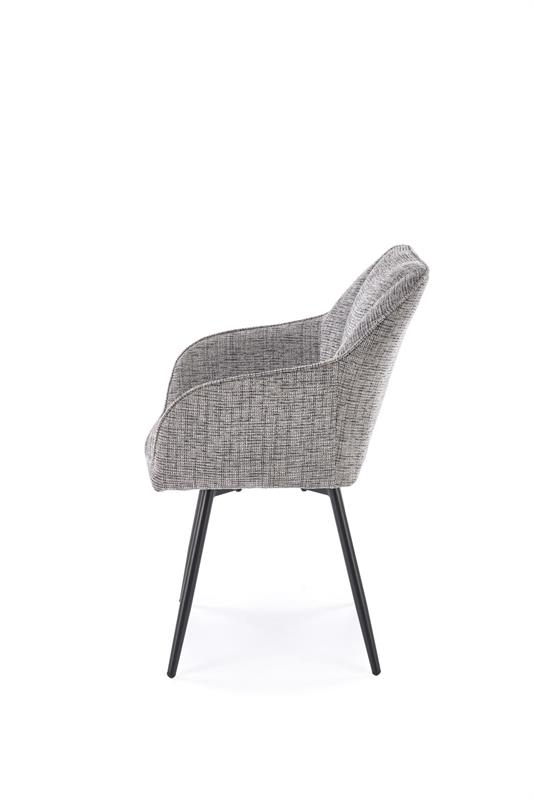 K576 jedálenská stolička sivý