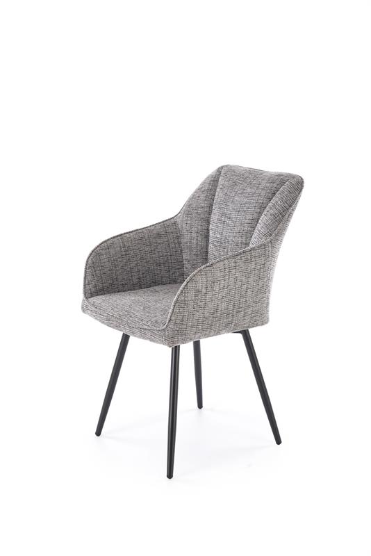 K576 jedálenská stolička sivý