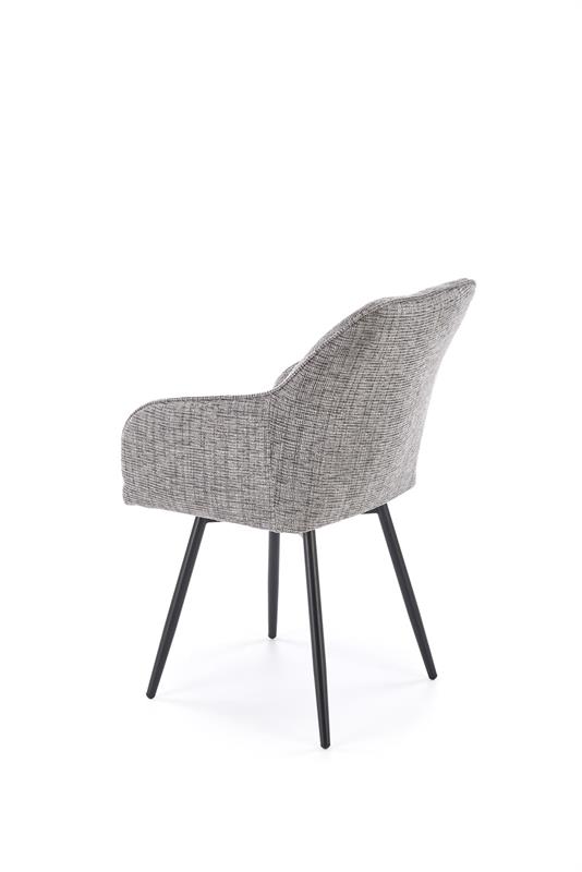 K576 jedálenská stolička sivý