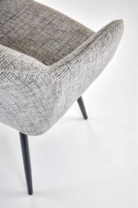 K576 jedálenská stolička sivý