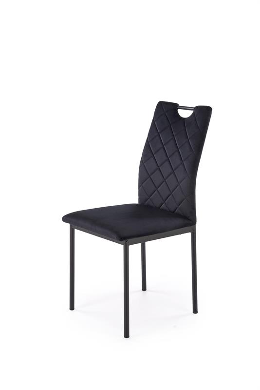 K577 jedálenská stolička, čierna/čierna