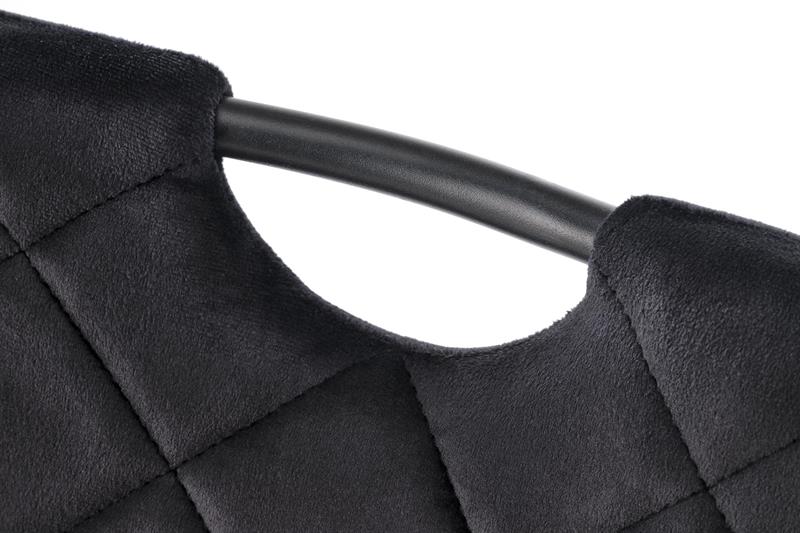 K577 jedálenská stolička, čierna/čierna