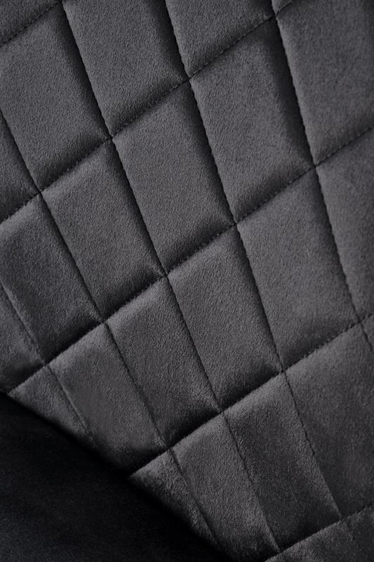 K577 jedálenská stolička, čierna/čierna