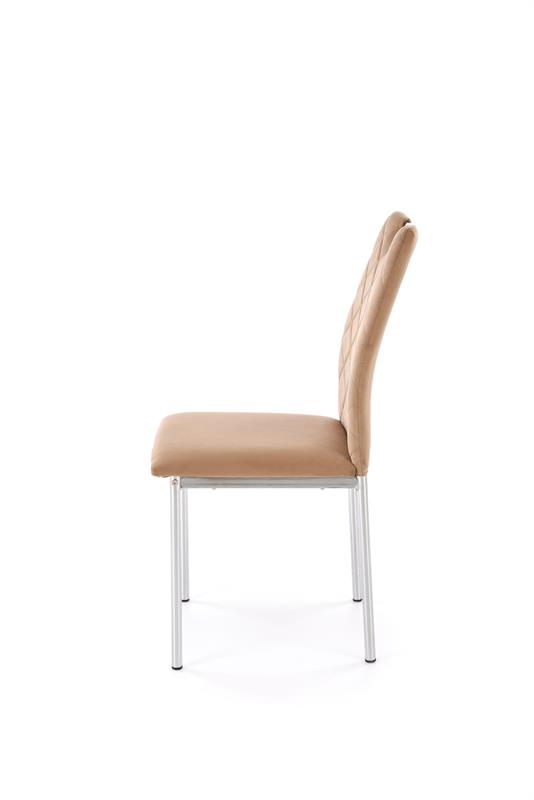 K578 jedálenská stolička, béžová/strieborná